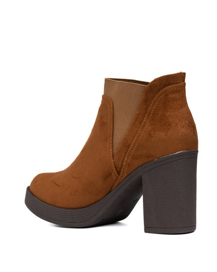 Botines Channary - Camel Gamuza - Tienda Nébula