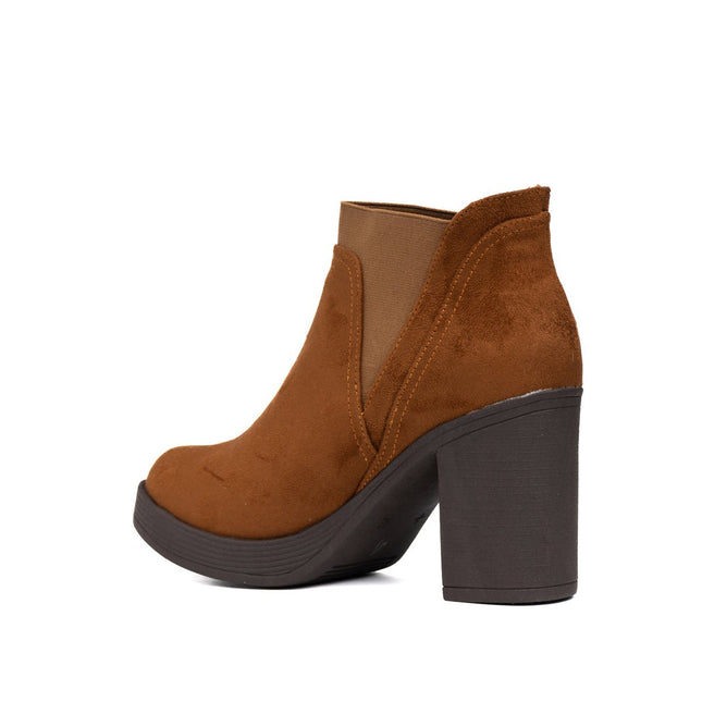 Botines Channary - Camel Gamuza - Tienda Nébula
