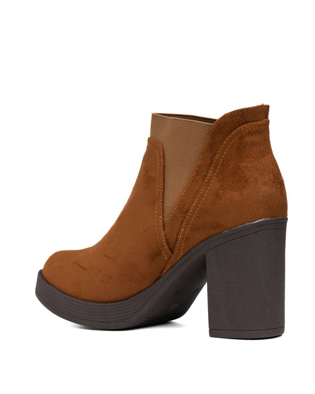Botines Channary - Camel Gamuza - Tienda Nébula