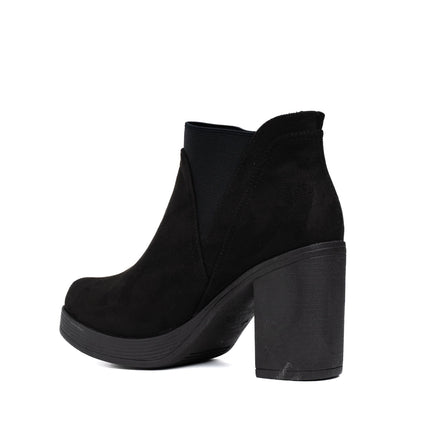 Botines Channary - Negro Gamuza - Tienda Nébula