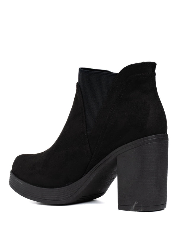 Botines Channary - Negro Gamuza - Tienda Nébula