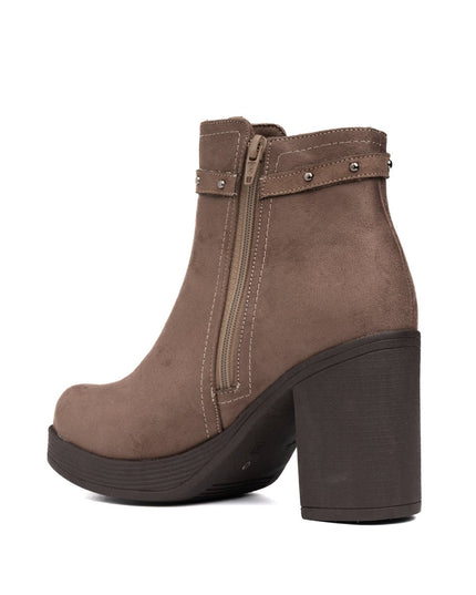 Botines Chenda - Topo Gamuza - Tienda Nébula