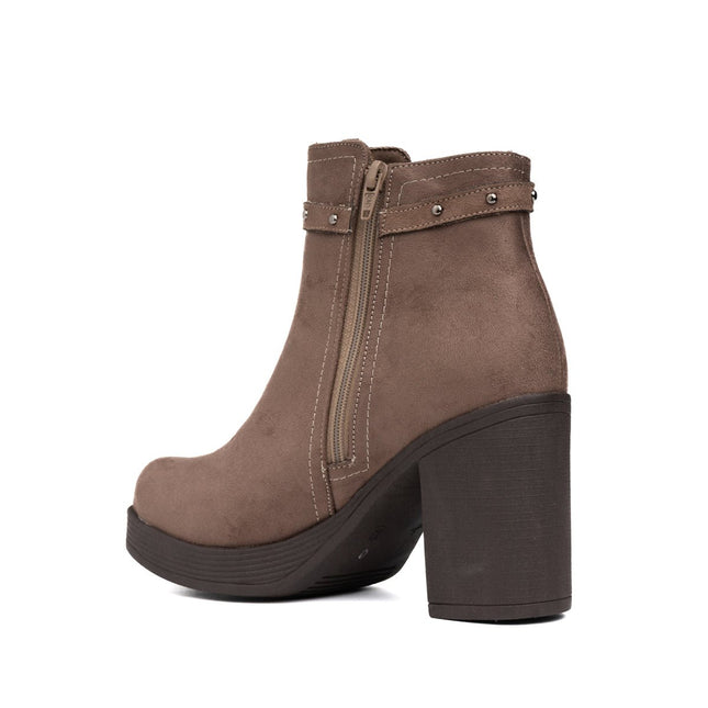 Botines Chenda - Topo Gamuza - Tienda Nébula