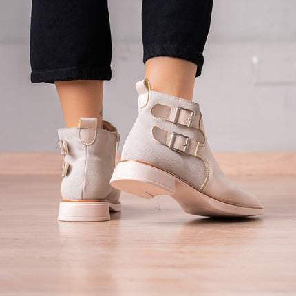 Botines Chennerth - Nude - Tienda Nébula