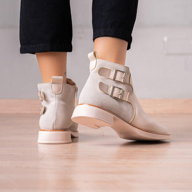 Botines Chennerth - Nude - Tienda Nébula