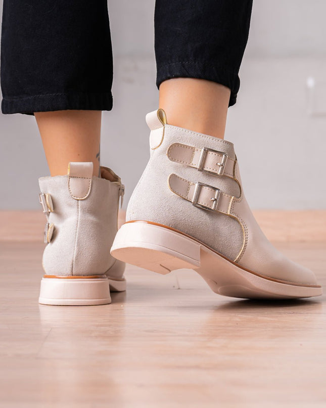 Botines Chennerth - Nude - Tienda Nébula