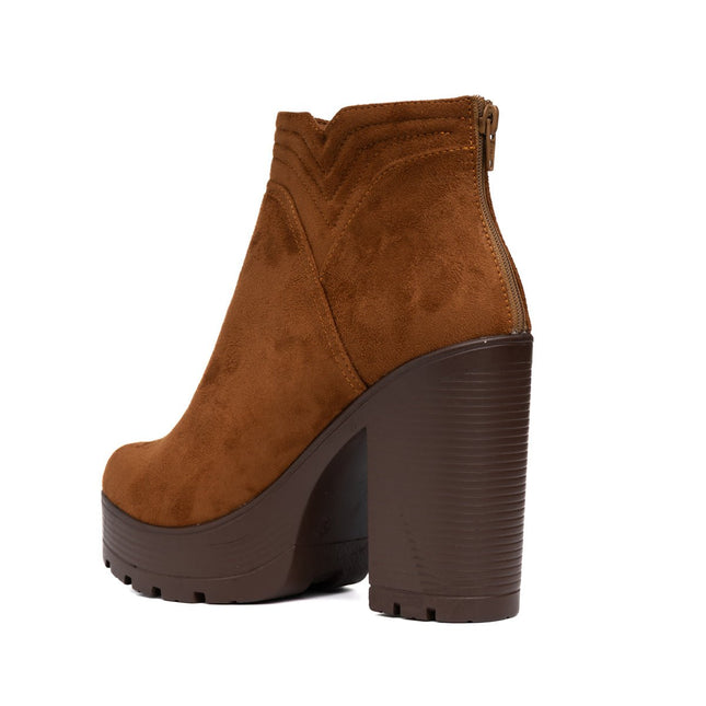 Botines Chhean - Camel Gamuza - Tienda Nébula