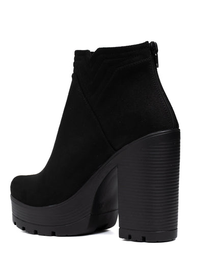 Botines Chhean - Negro Gamuza - Tienda Nébula