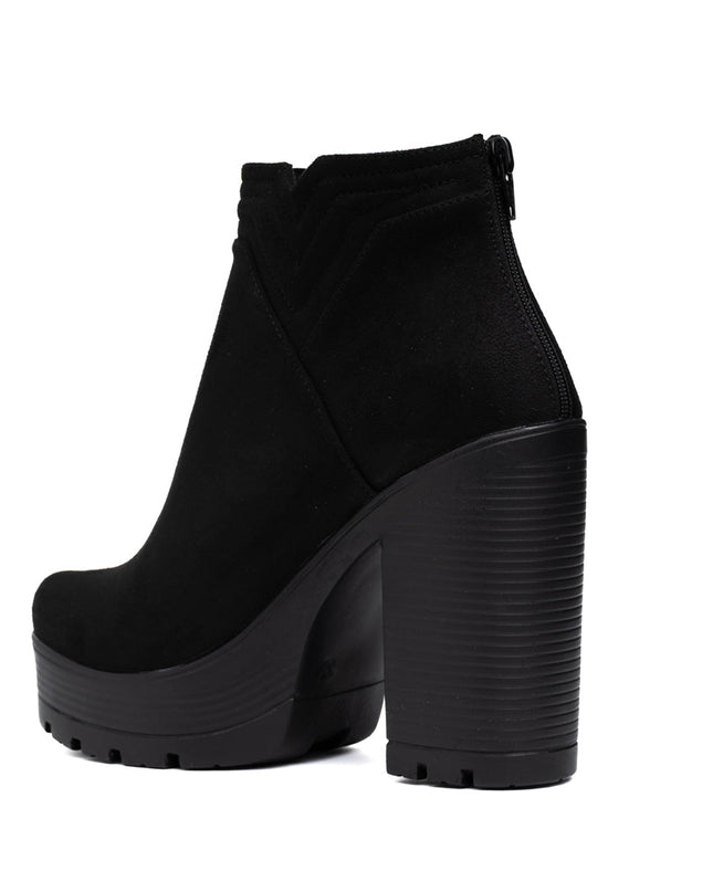 Botines Chhean - Negro Gamuza - Tienda Nébula