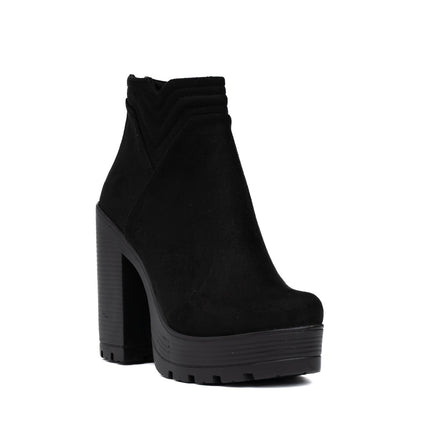 Botines Chhean - Negro Gamuza - Tienda Nébula