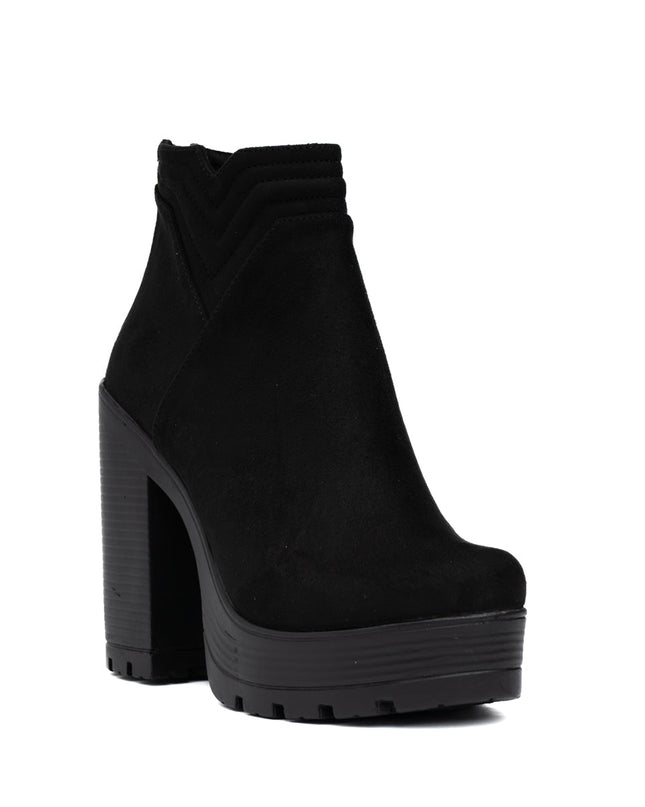 Botines Chhean - Negro Gamuza - Tienda Nébula