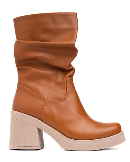 Botines Chunny - Camel - Tienda Nébula