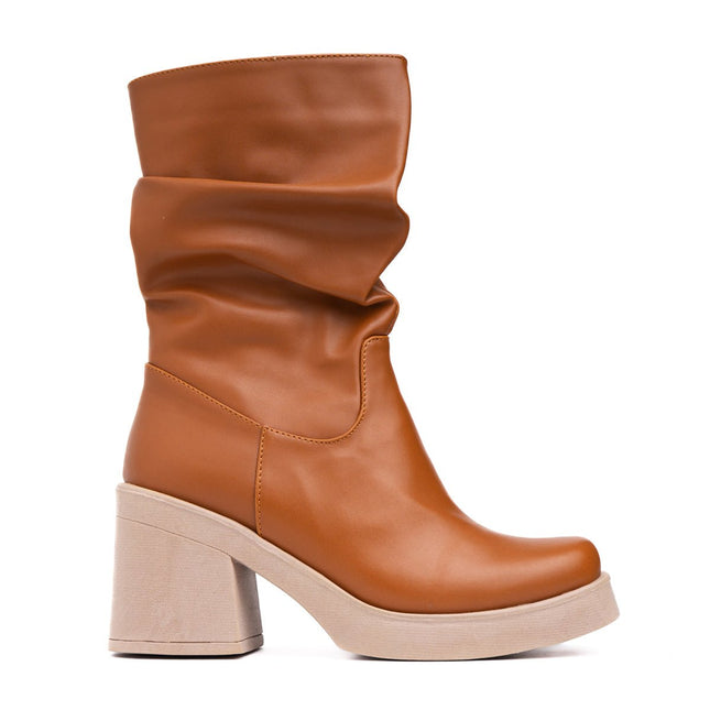Botines Chunny - Camel - Tienda Nébula