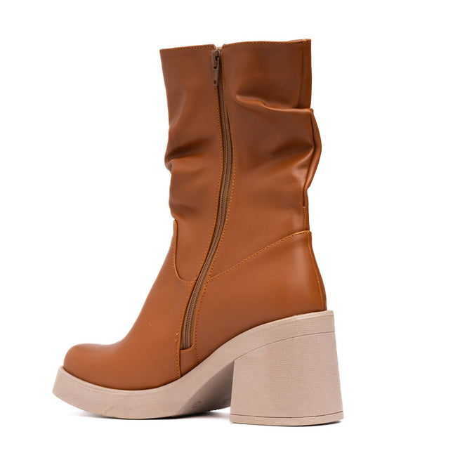 Botines Chunny - Camel - Tienda Nébula