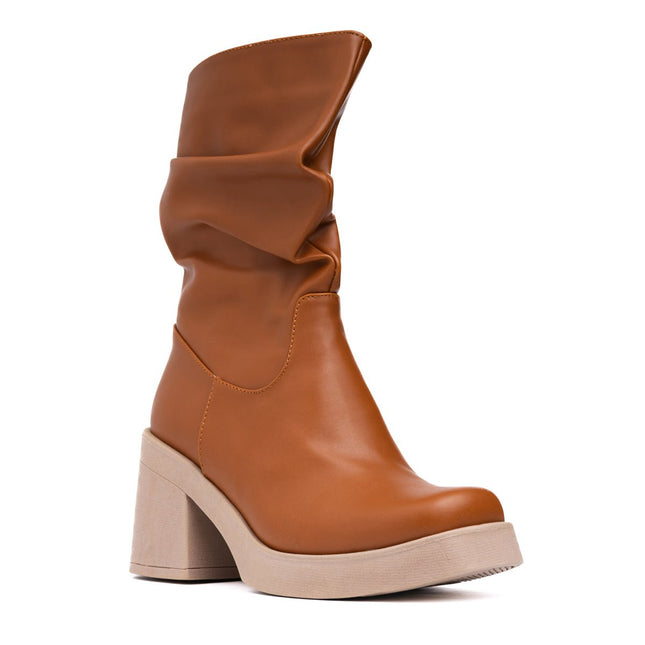 Botines Chunny - Camel - Tienda Nébula