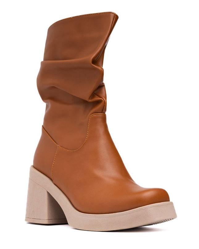 Botines Chunny - Camel - Tienda Nébula