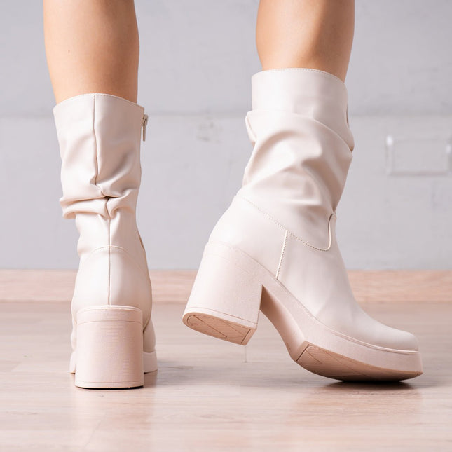 Botines Chunny - Nude - Tienda Nébula