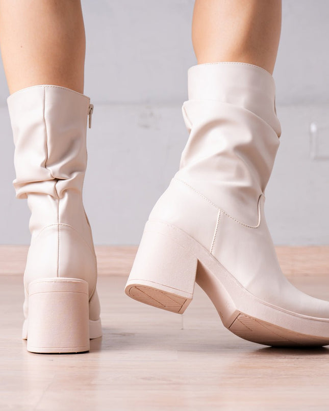 Botines Chunny - Nude - Tienda Nébula