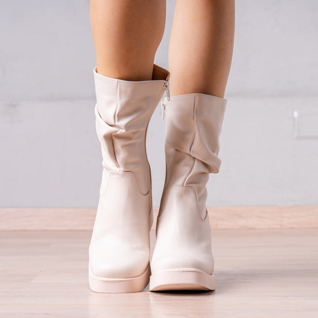 Botines Chunny - Nude - Tienda Nébula