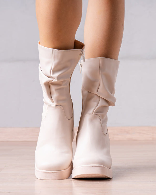 Botines Chunny - Nude - Tienda Nébula