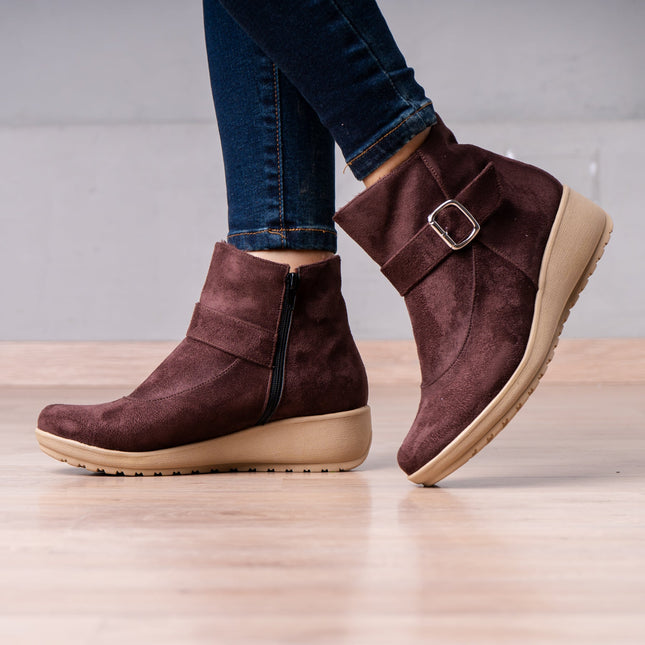 Botines Cresida - Marrón - Tienda Nébula