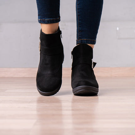 Botines Cresida - Negro - Tienda Nébula