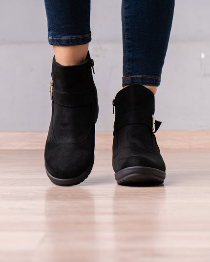 Botines Cresida - Negro - Tienda Nébula