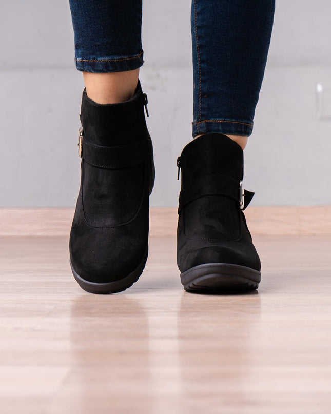 Botines Cresida - Negro - Tienda Nébula