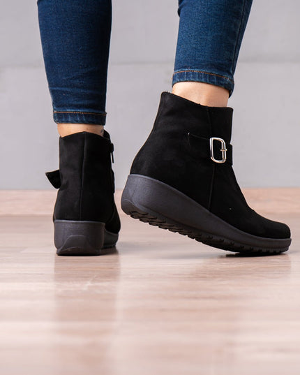 Botines Cresida - Negro - Tienda Nébula