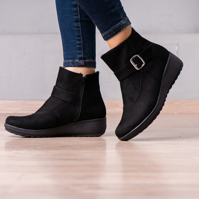 Botines Cresida - Negro - Tienda Nébula