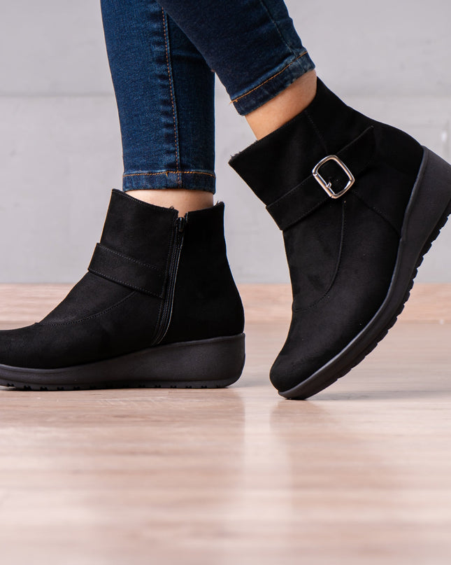 Botines Cresida - Negro - Tienda Nébula
