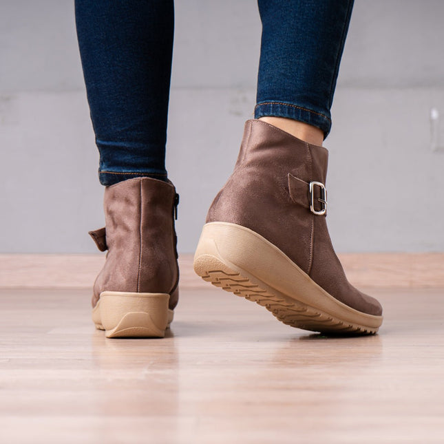 Botines Cresida - Topo - Tienda Nébula