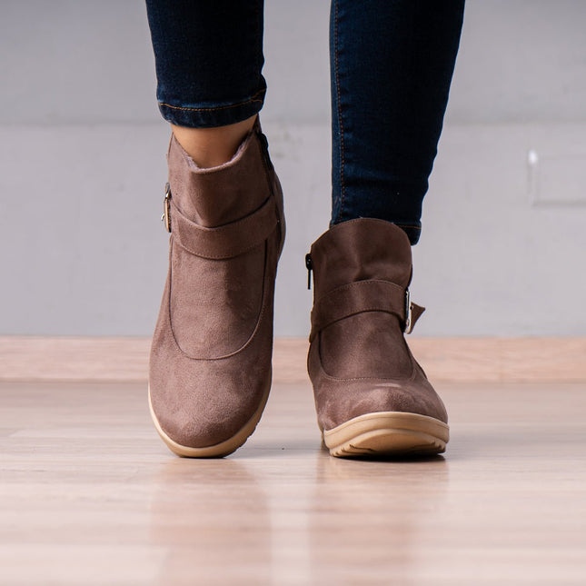 Botines Cresida - Topo - Tienda Nébula