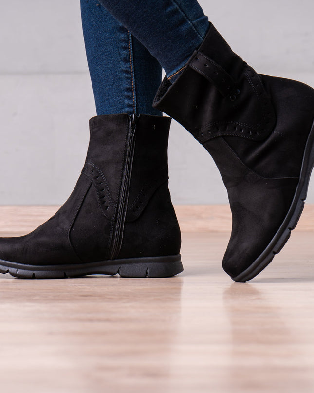 Botines Garbiñe - Negro - Tienda Nébula