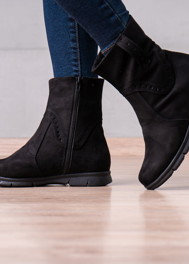 Botines Garbiñe - Negro - Tienda Nébula