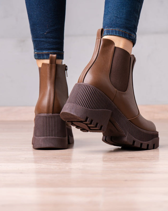 Botines Iraide - Marrón - Tienda Nébula