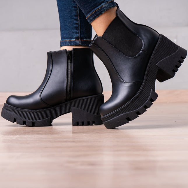 Botines Iraide - Negro - Tienda Nébula