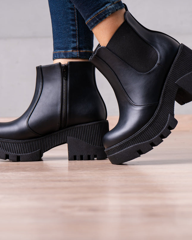 Botines Iraide - Negro - Tienda Nébula