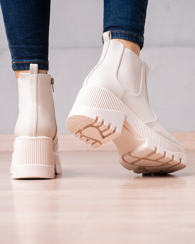 Botines Iraide - Nude - Tienda Nébula