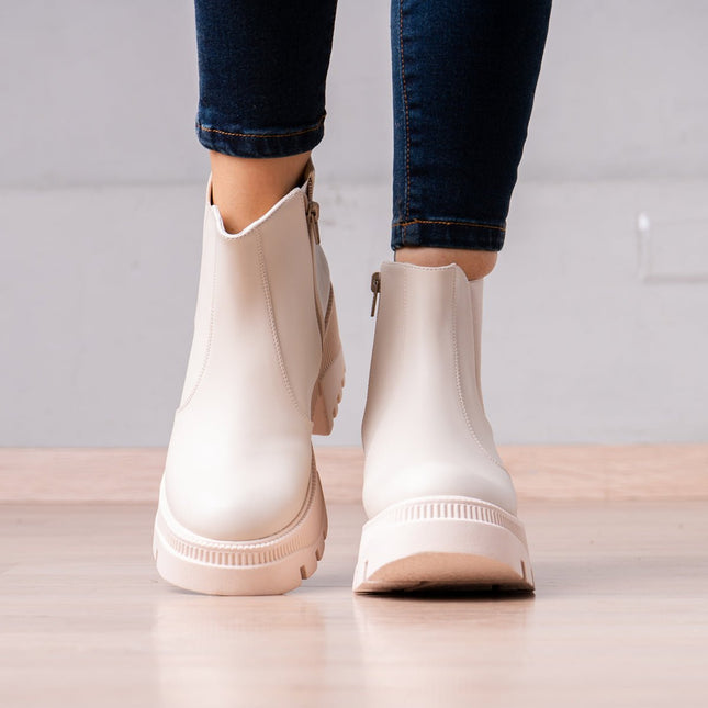 Botines Iraide - Nude - Tienda Nébula