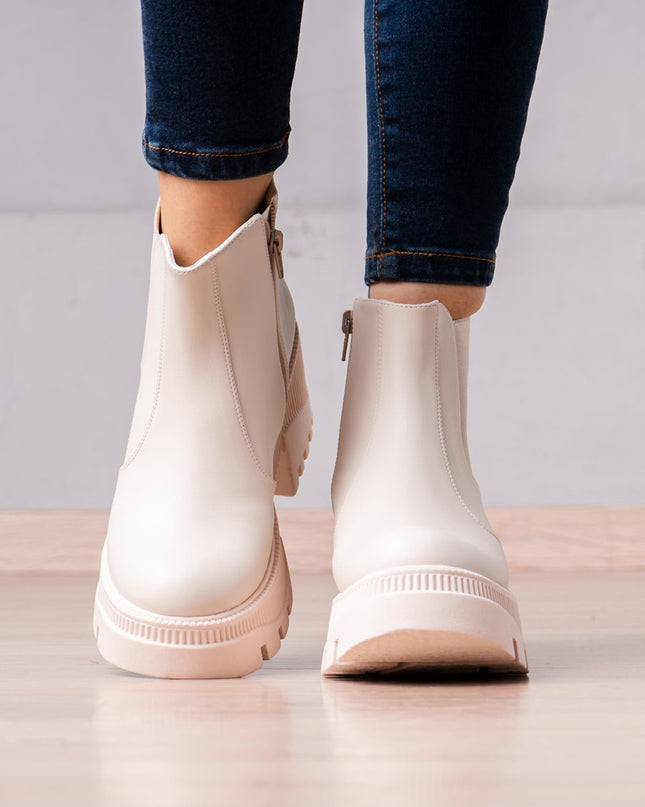 Botines Iraide - Nude - Tienda Nébula