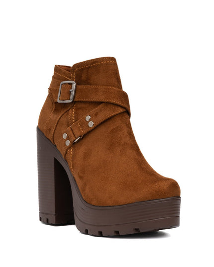 Botines Jorani - Camel Gamuza - Tienda Nébula