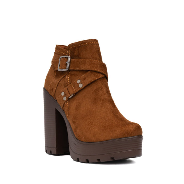 Botines Jorani - Camel Gamuza - Tienda Nébula