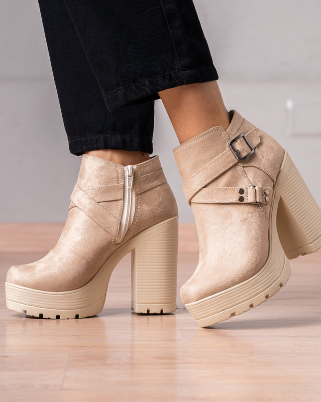 Botines Jorani - Nude - Tienda Nébula