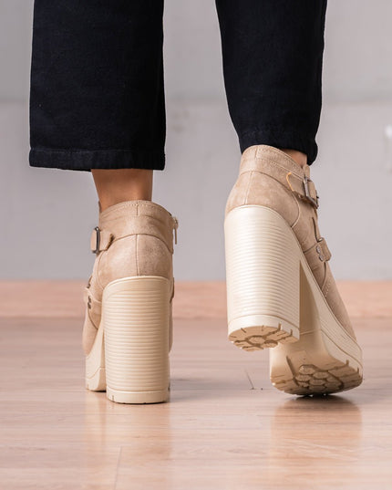 Botines Jorani - Nude - Tienda Nébula