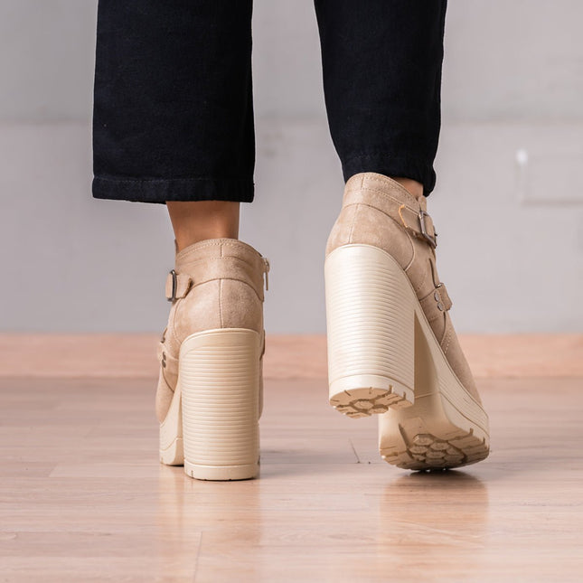 Botines Jorani - Nude - Tienda Nébula