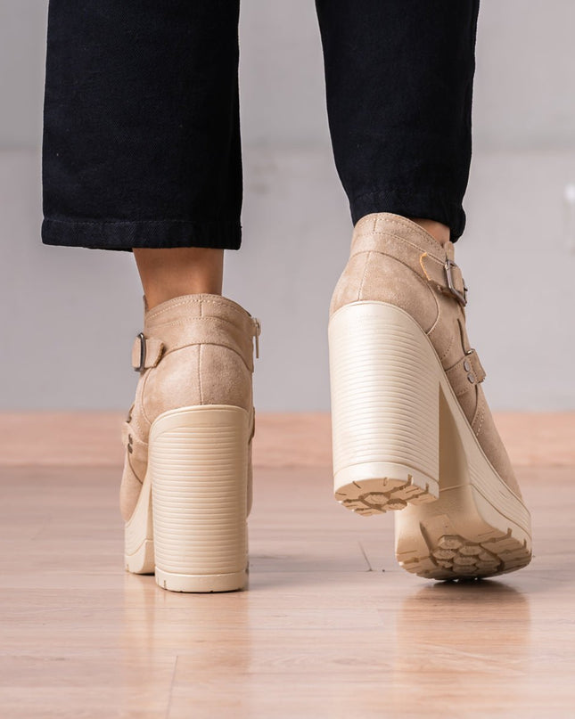 Botines Jorani - Nude - Tienda Nébula