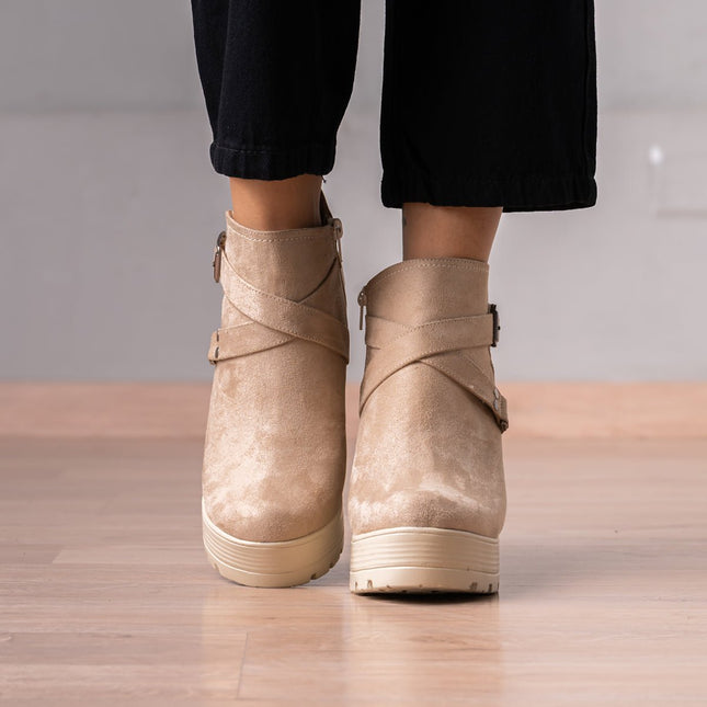 Botines Jorani - Nude - Tienda Nébula