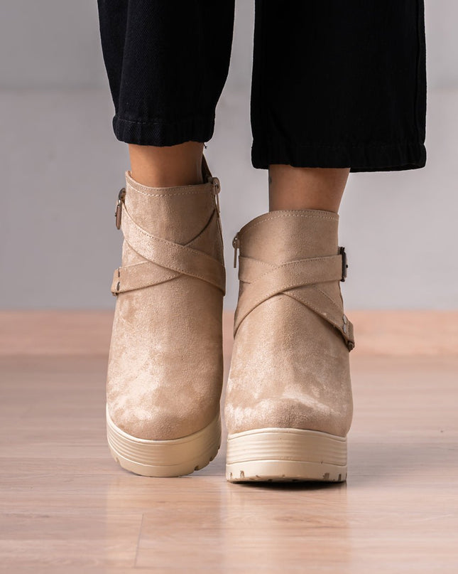 Botines Jorani - Nude - Tienda Nébula
