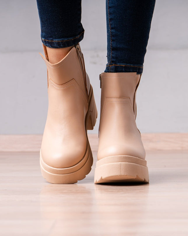 Botines Kayra - Beige - Tienda Nébula